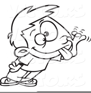 Boy Sticking Tongue Out Clipart