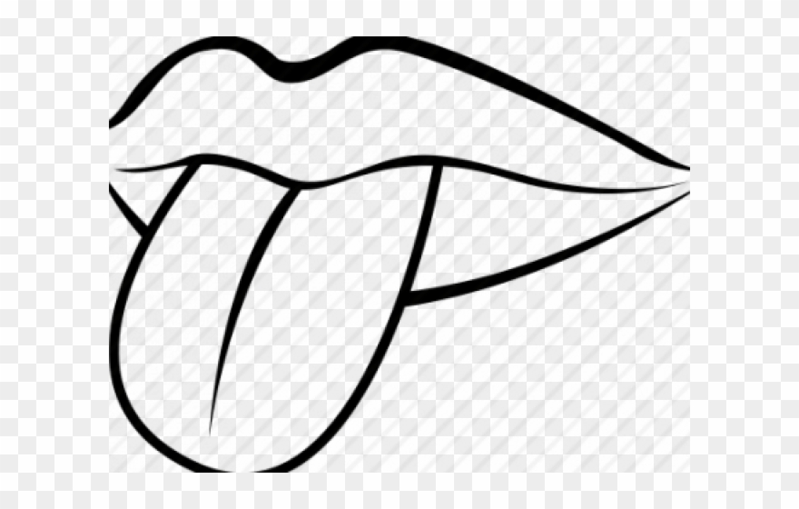 Drawn tongue clip.