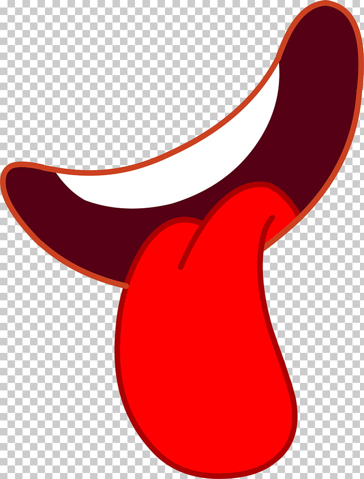 Animation Cartoon Tongue , Red cute face, red tongue