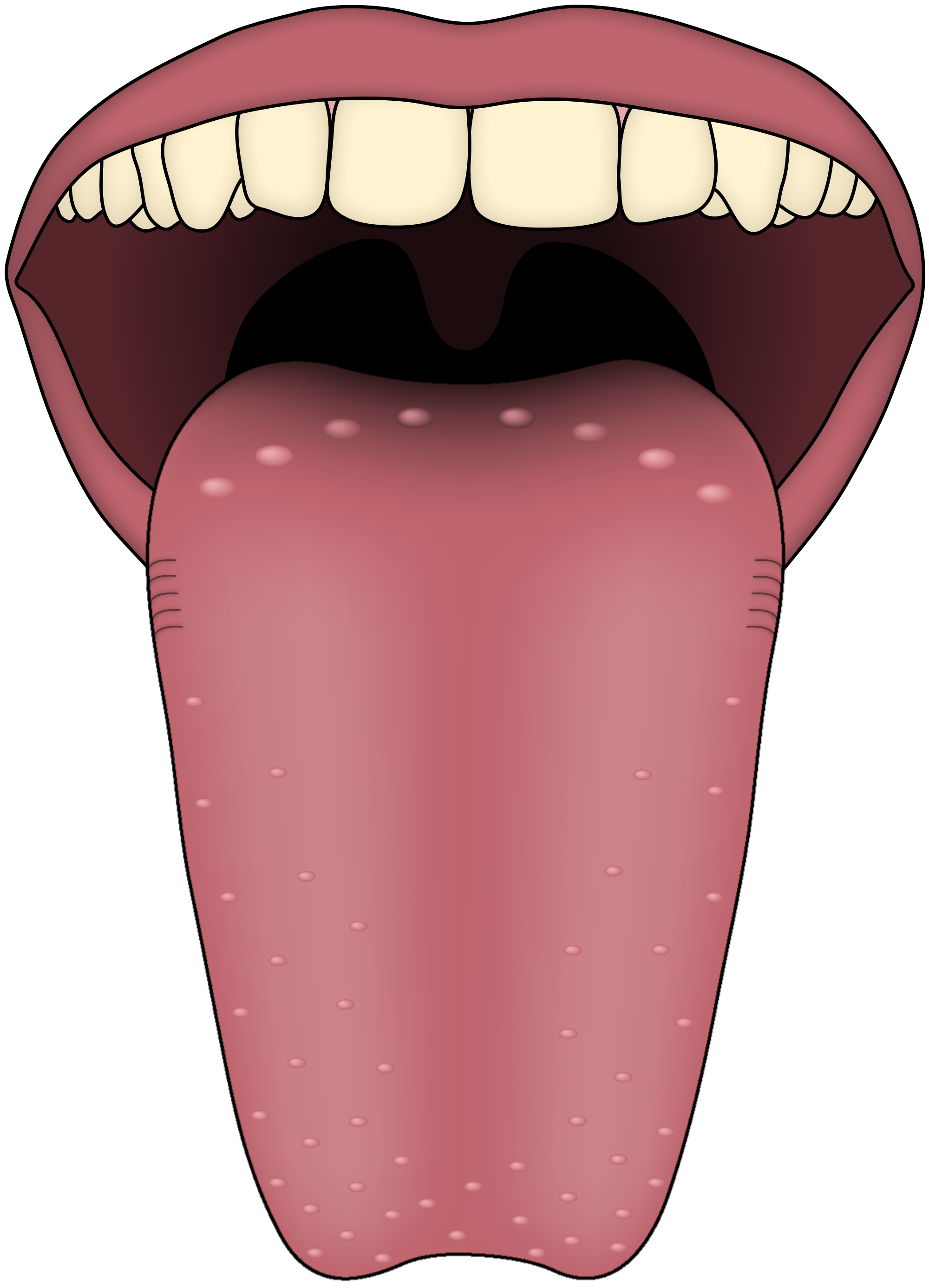 tongue clipart kid
