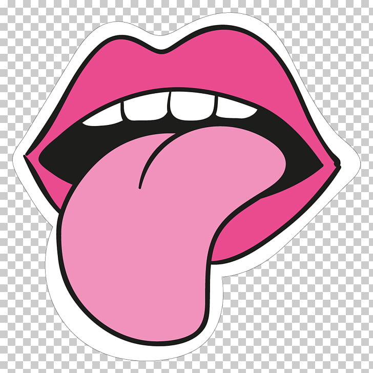 Mouth tongue lip.