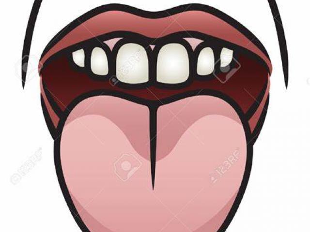 tongue clipart mouth tasting
