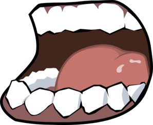 tongue clipart saliva
