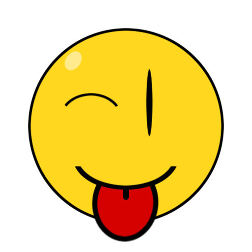 tongue clipart smiley