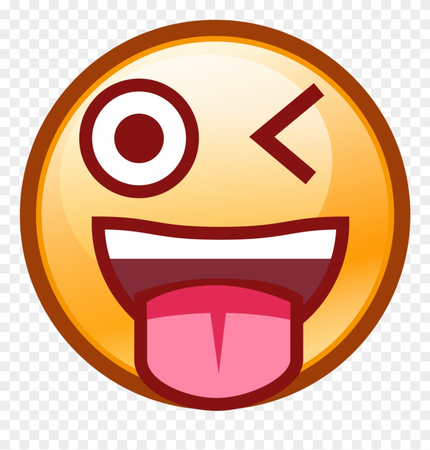 Collection Of Smiley Face Sticking Tongue Out Clipart