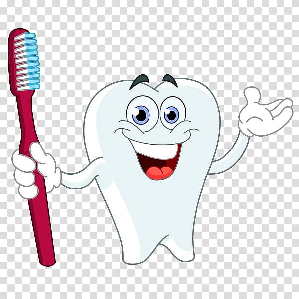 Dentistry cartoon tooth.