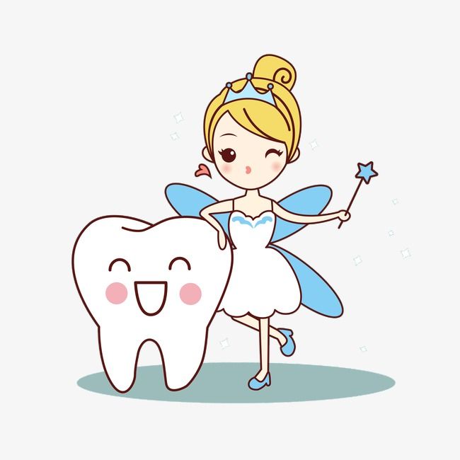 Tooth fairy cartoon.