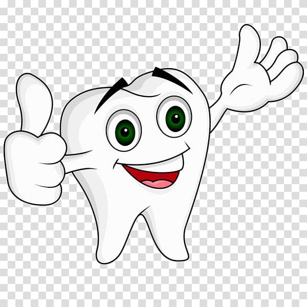 Dentistry Human tooth , cartoon tooth transparent background