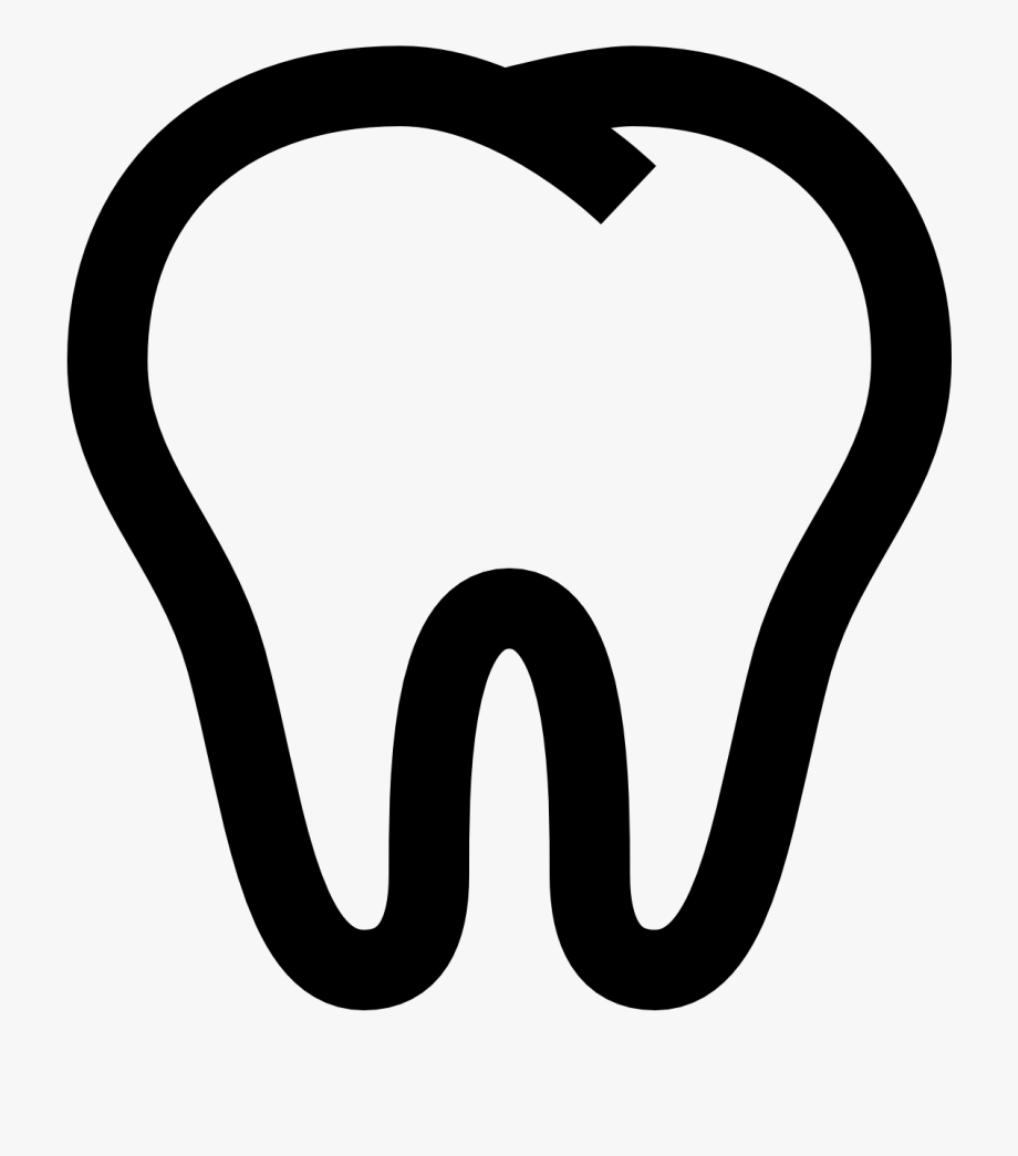 Tooth silhouette png.