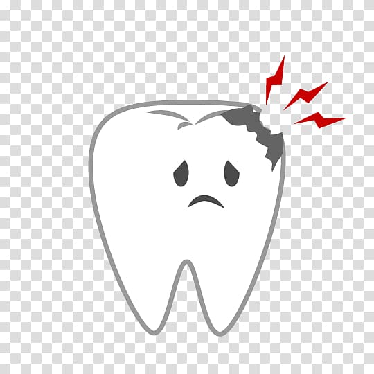 Dentist Tooth decay , dental caries transparent background