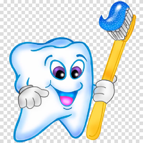 Tooth brushing Cartoon , Teeth transparent background PNG