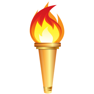 Olympic torch clipart.