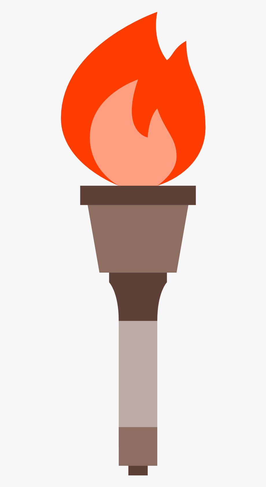 Torch clipart icon.