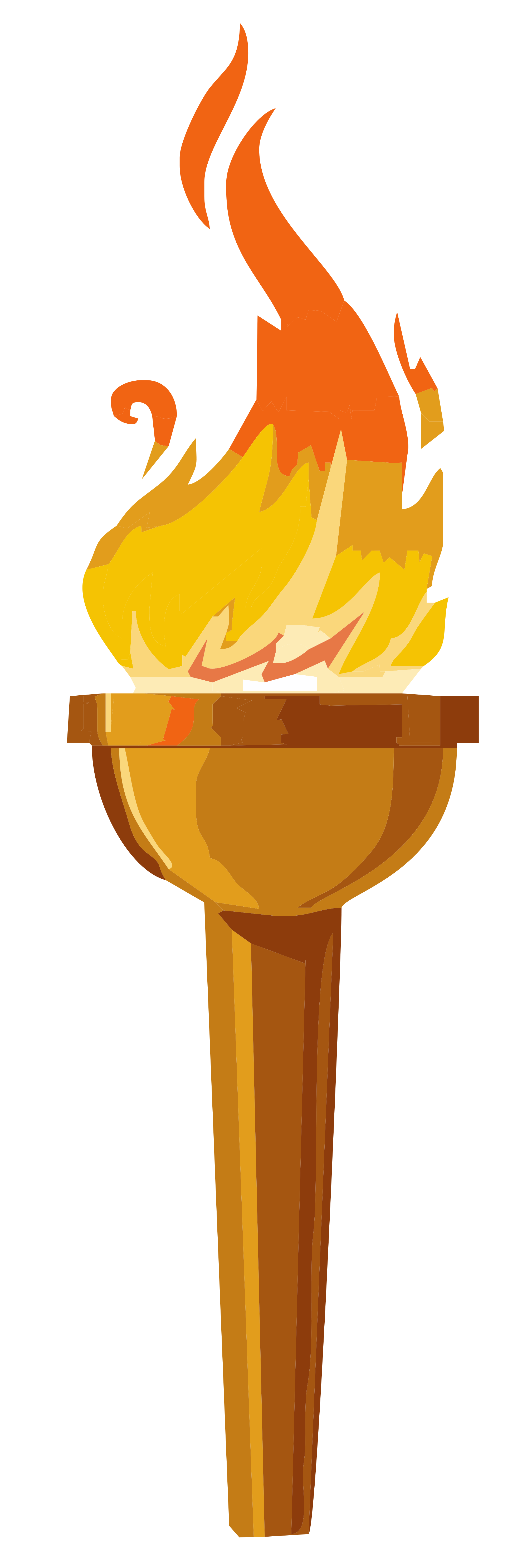 Flames clipart torch.