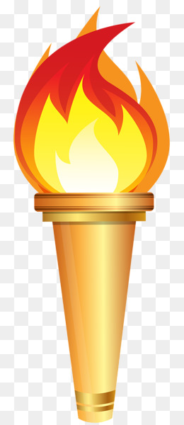 Gold torch clipart