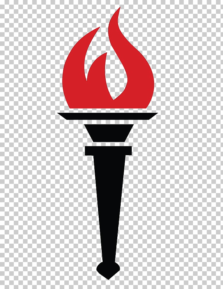 Torch Flame Fire , Torch, black torch with red flame