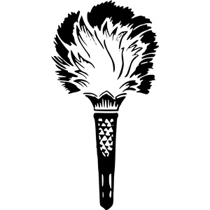 torch clipart silhouette