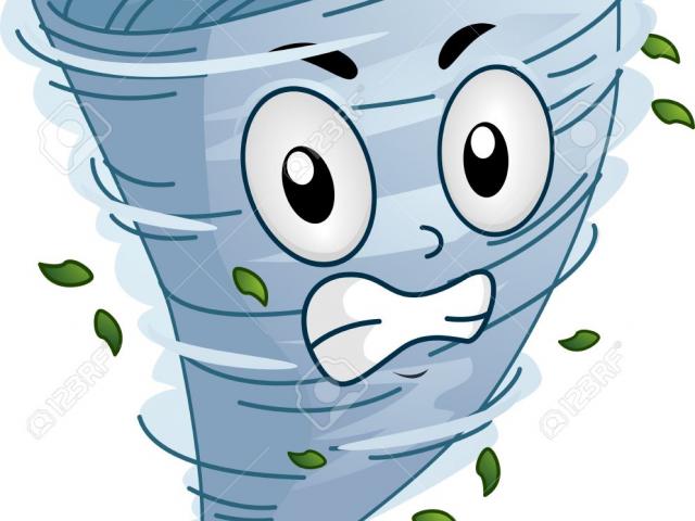 tornado clipart angry