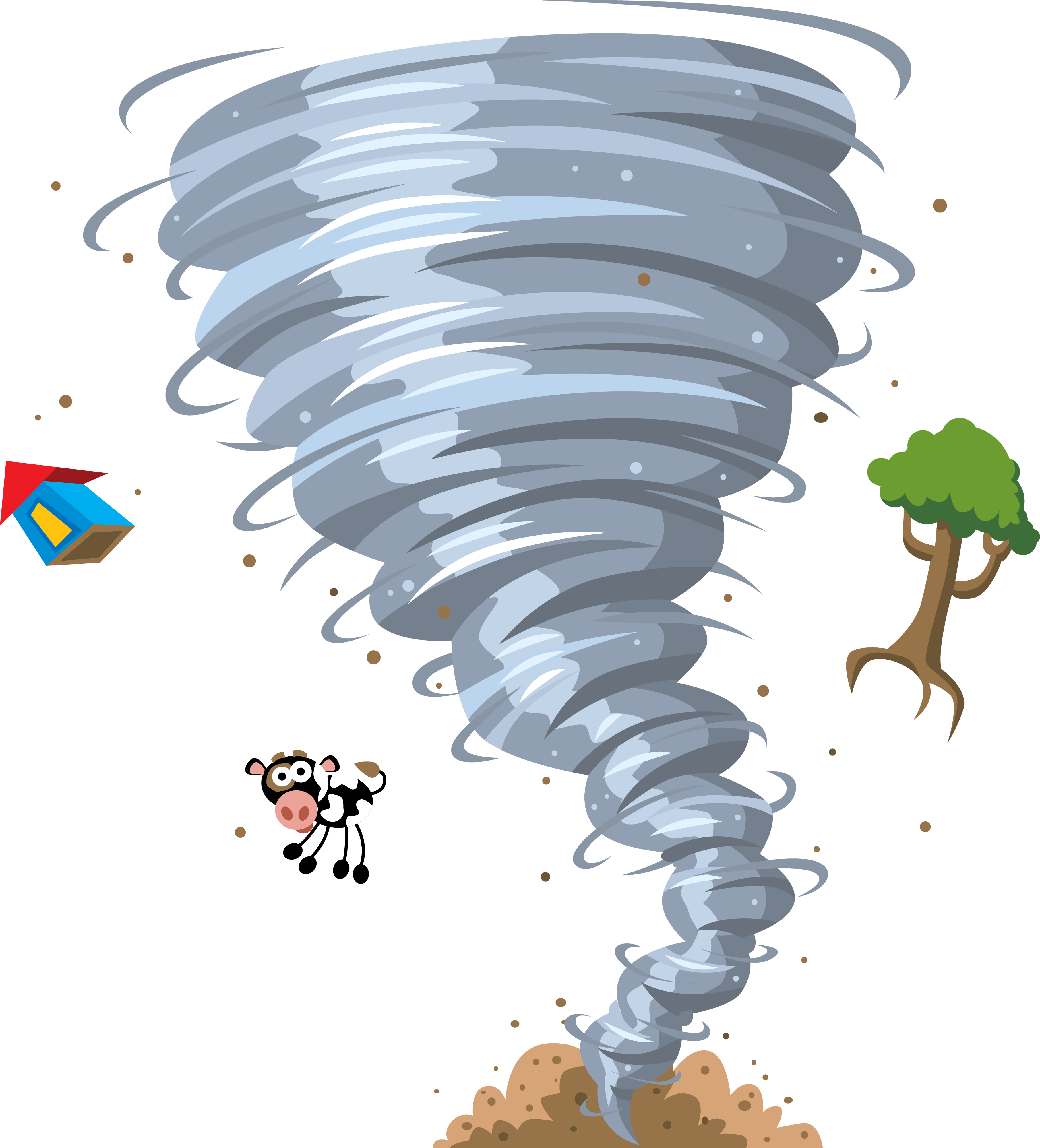 Tornado Cartoon Animation Clip art