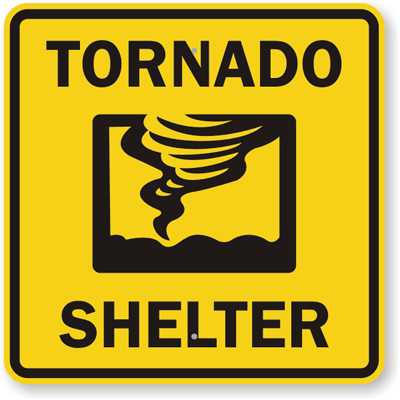Tornado Safety Cliparts