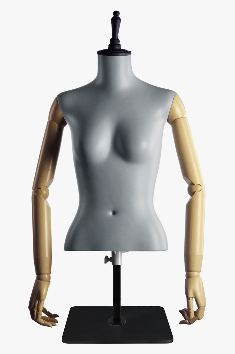 Transpa mannequins torso.