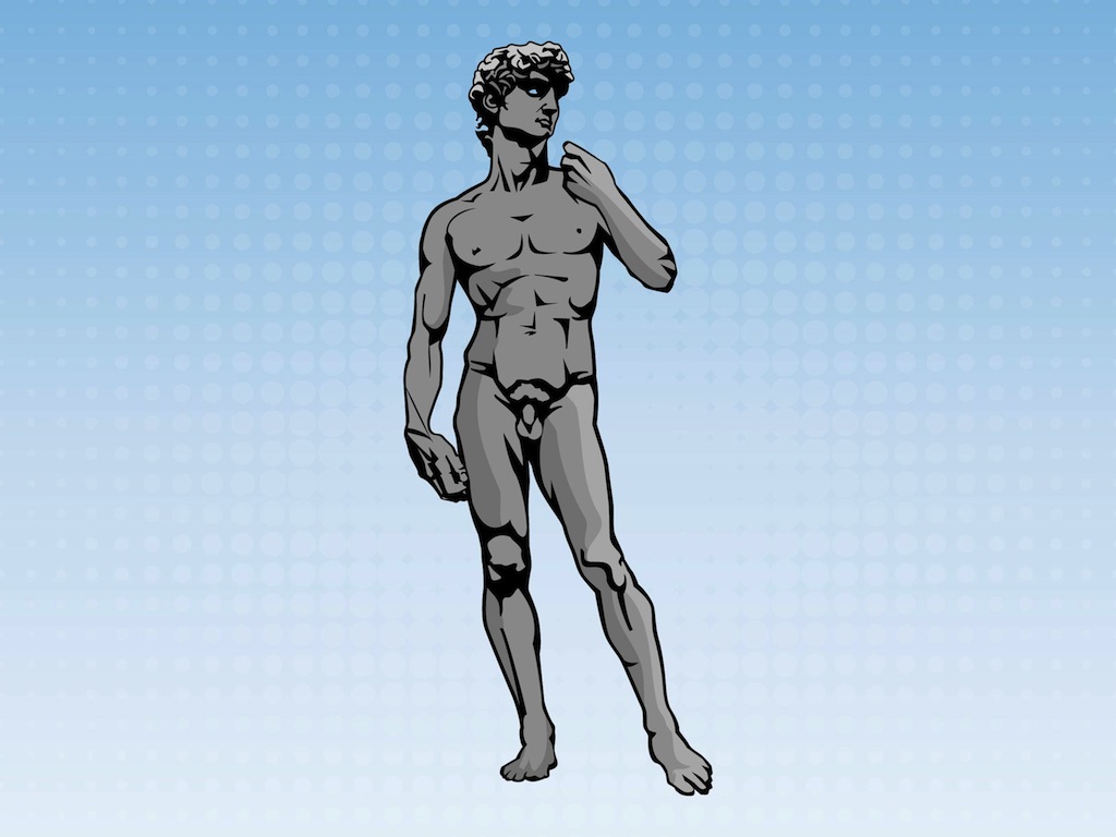 torso clipart muscular statue