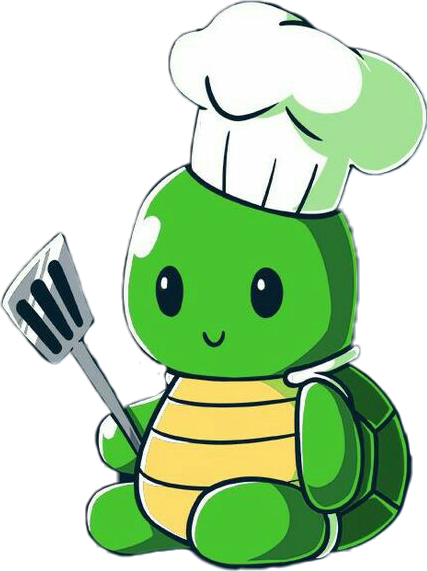 Freetoedit cute kawaii cook slow turtle tortoise animal
