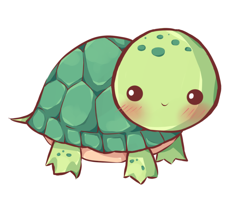 Kawaii turtle by Dessineka