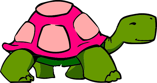 tortoise clipart pink