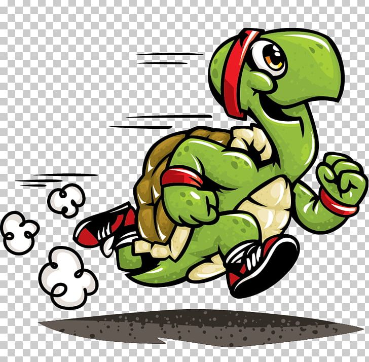 Turtle The Tortoise And The Hare Running PNG, Clipart,