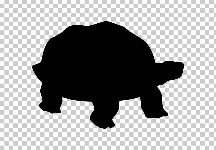 Turtle Reptile Silhouette Tortoise PNG, Clipart, Animal