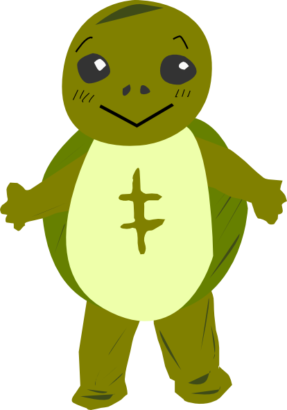 Turtle Character Clip Art at Clker