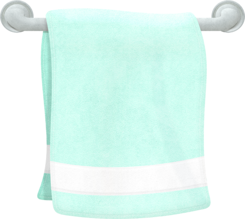 Hanging towel clipart.