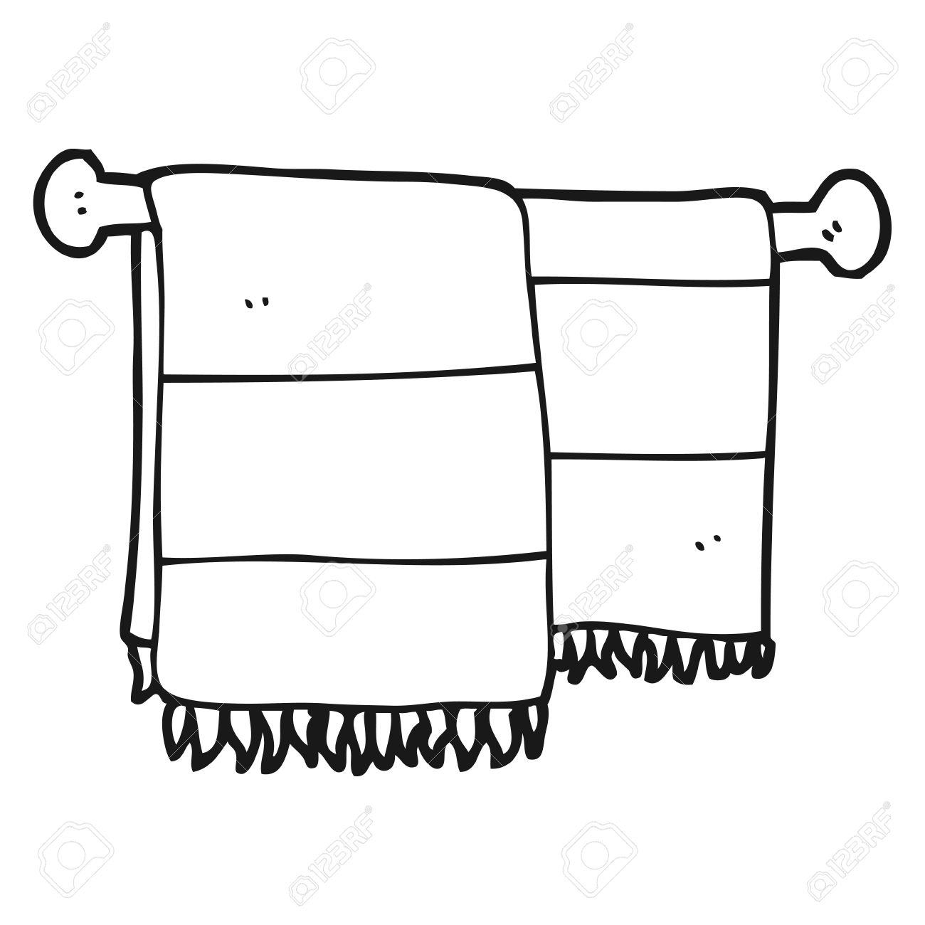 Рисование полотенце