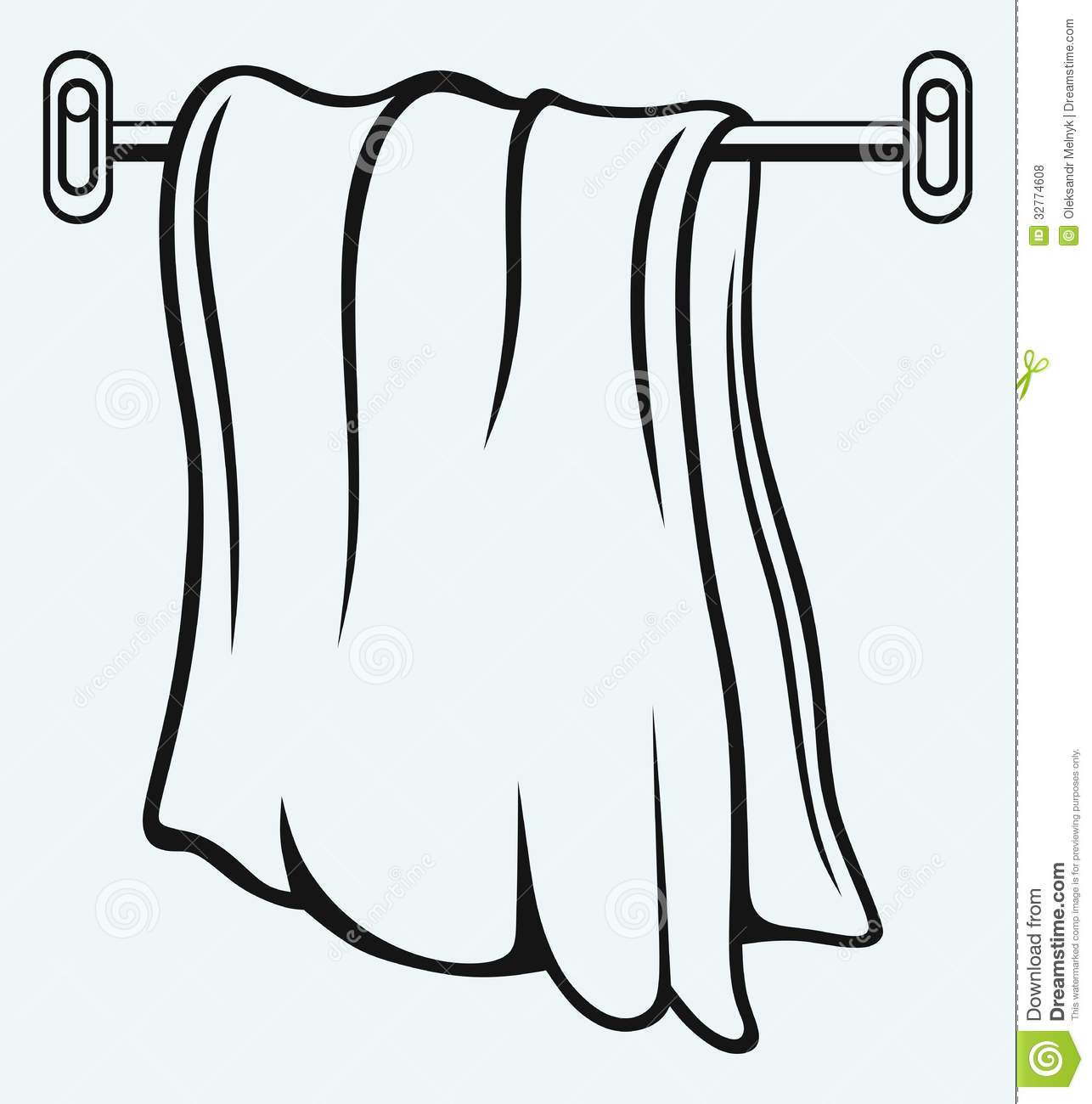 Towel clipart hang.