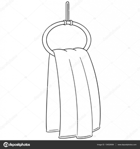 Towel Clipart Black And White