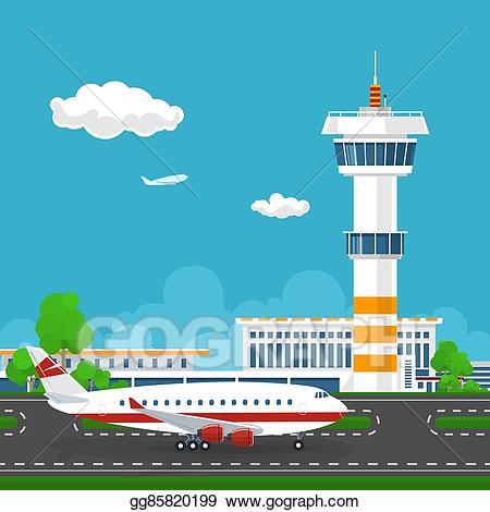 Vector clipart airport.