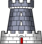 Medieval Castle Clip Art for Family Coat of Arms