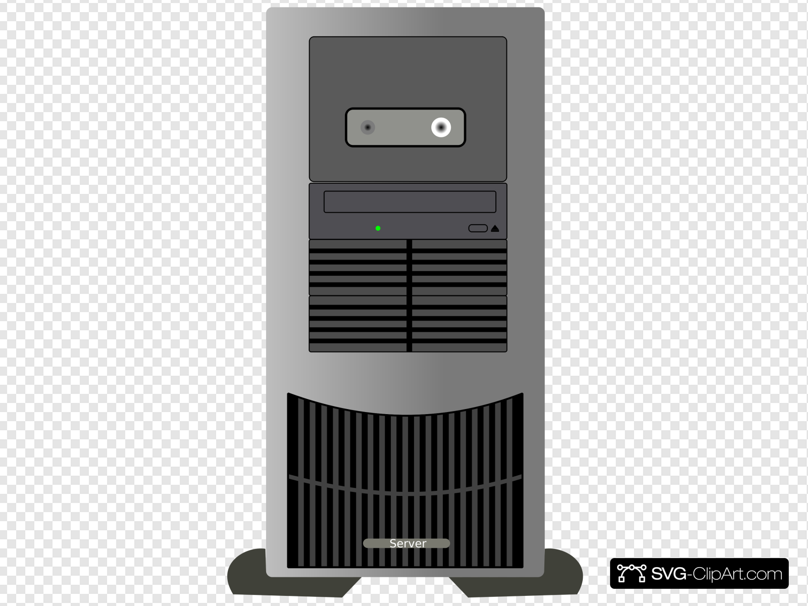 Computer Tower Clip art, Icon and SVG