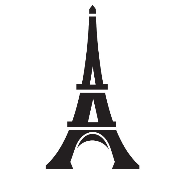 Eiffel tower line drawing clipart free clip art images image