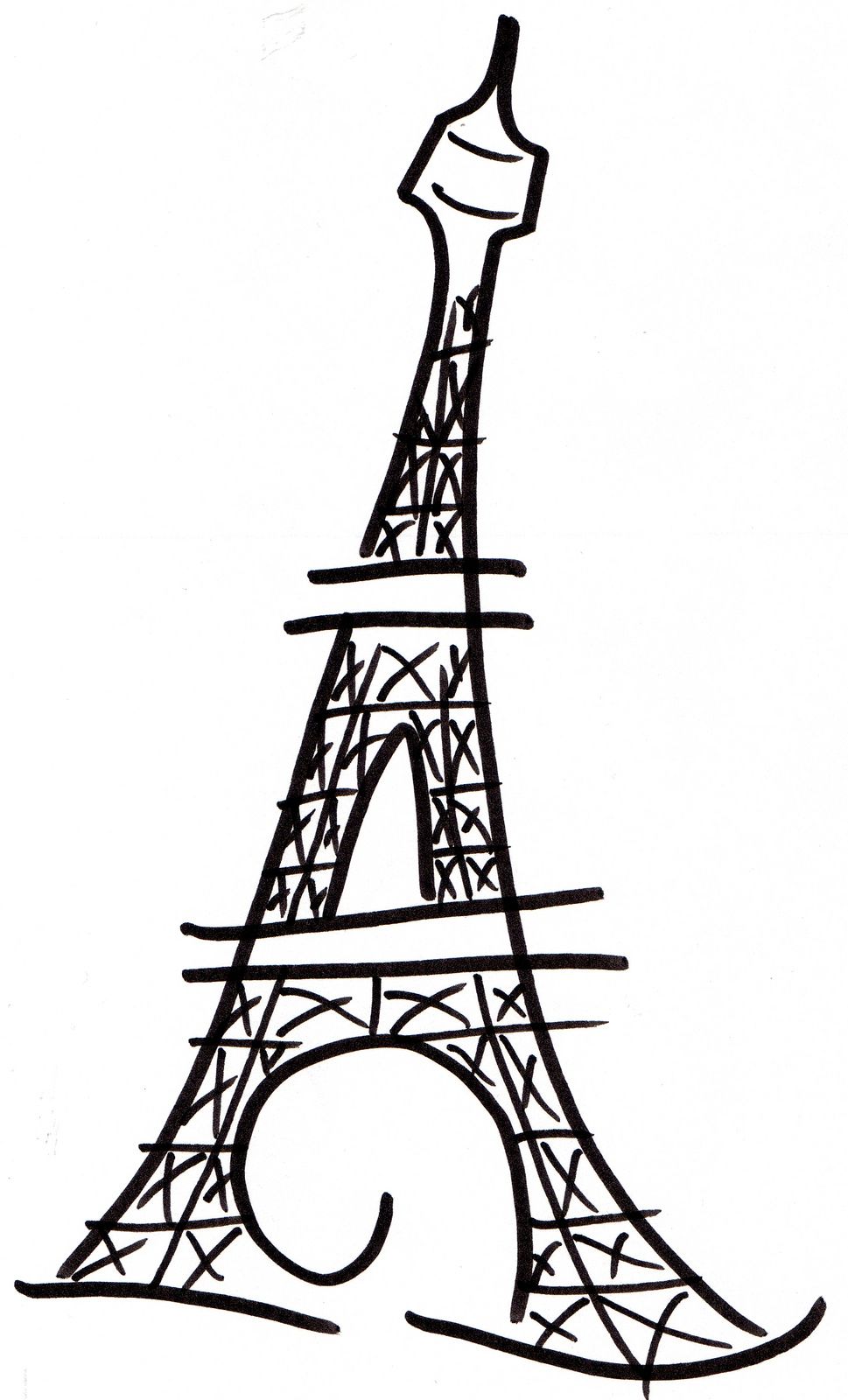 Image of Eiffel Tower Clip Art