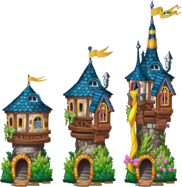 Fairytale clipart tower.