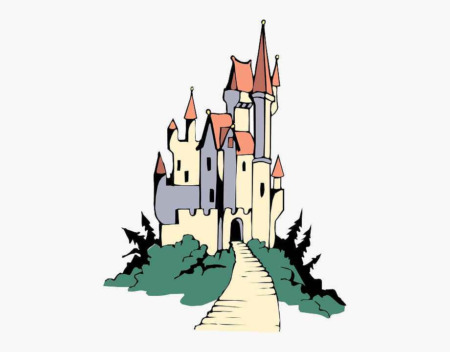 Fairytale Castle, Royal, Path, Towers, Fairytale