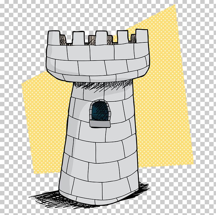 Fortified tower cartoon.