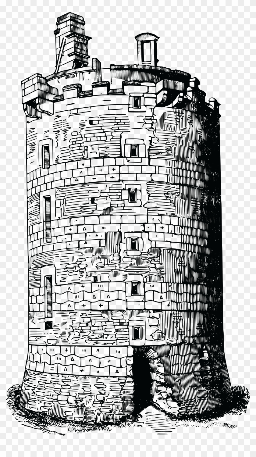 Free Clipart Of A Fortress Tower