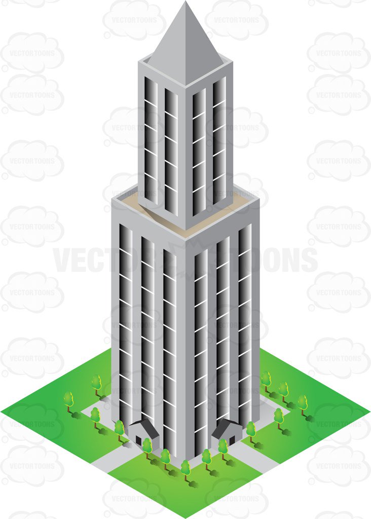 Bulding Clipart high rise building