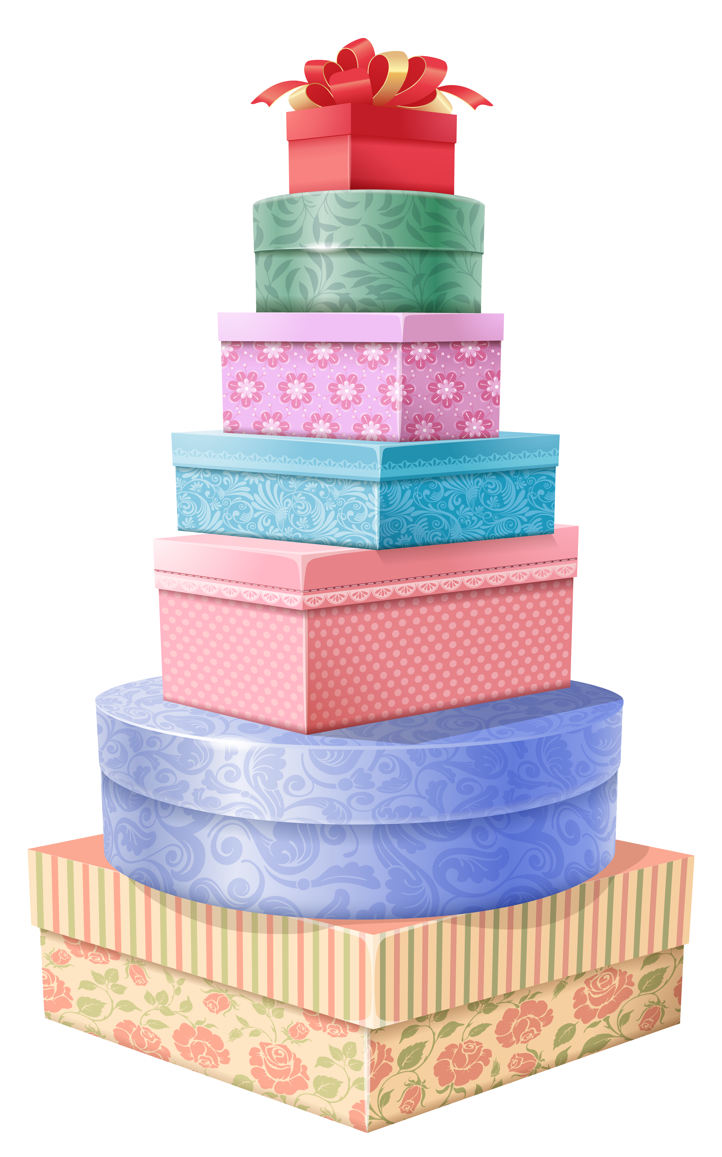 Gift tower png.