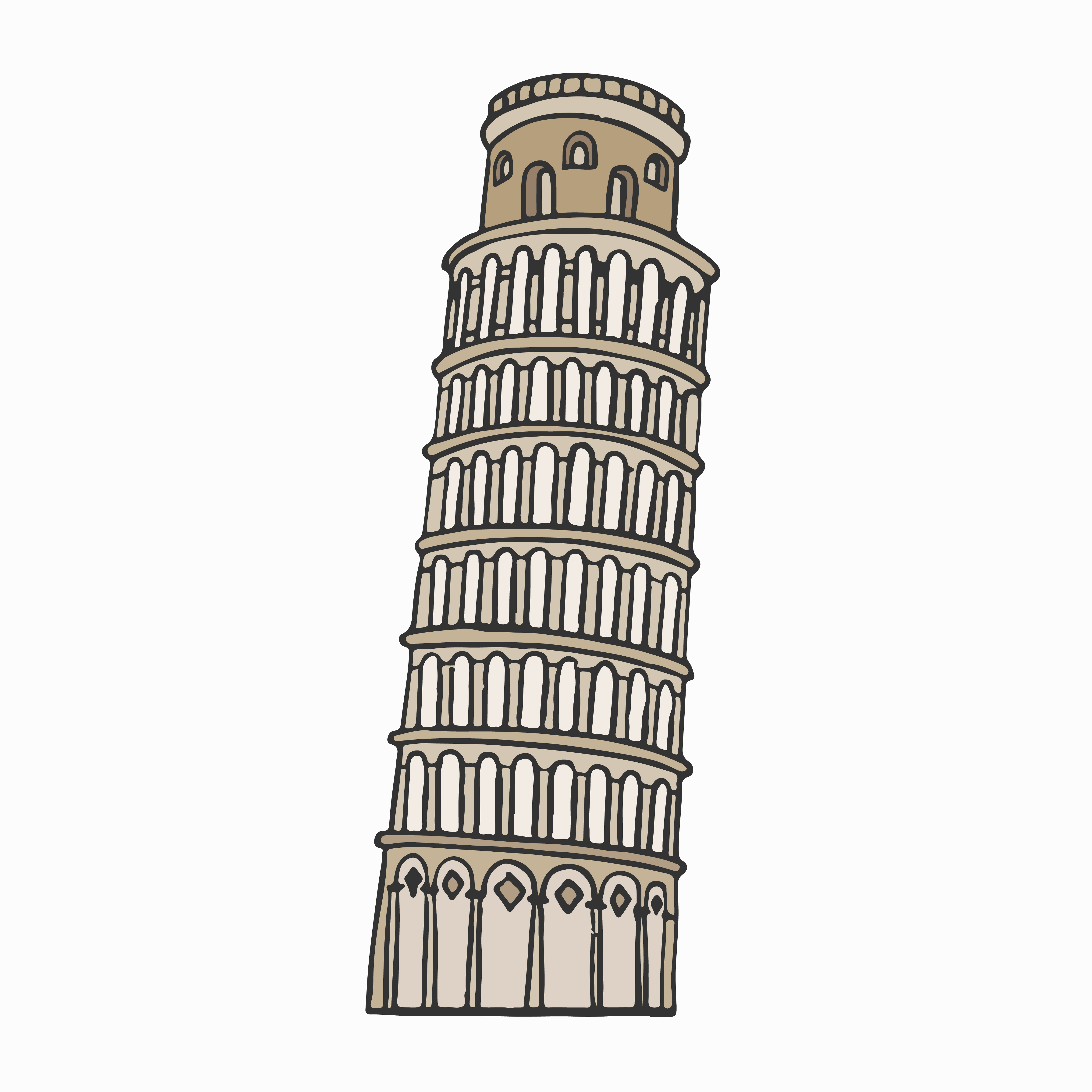 Leaning tower pisa.
