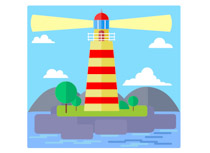 Free lighthouses clipart.