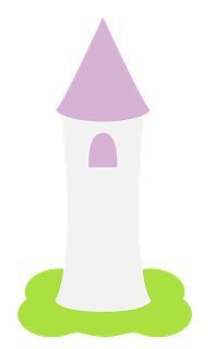 Simple rapunzel tower template